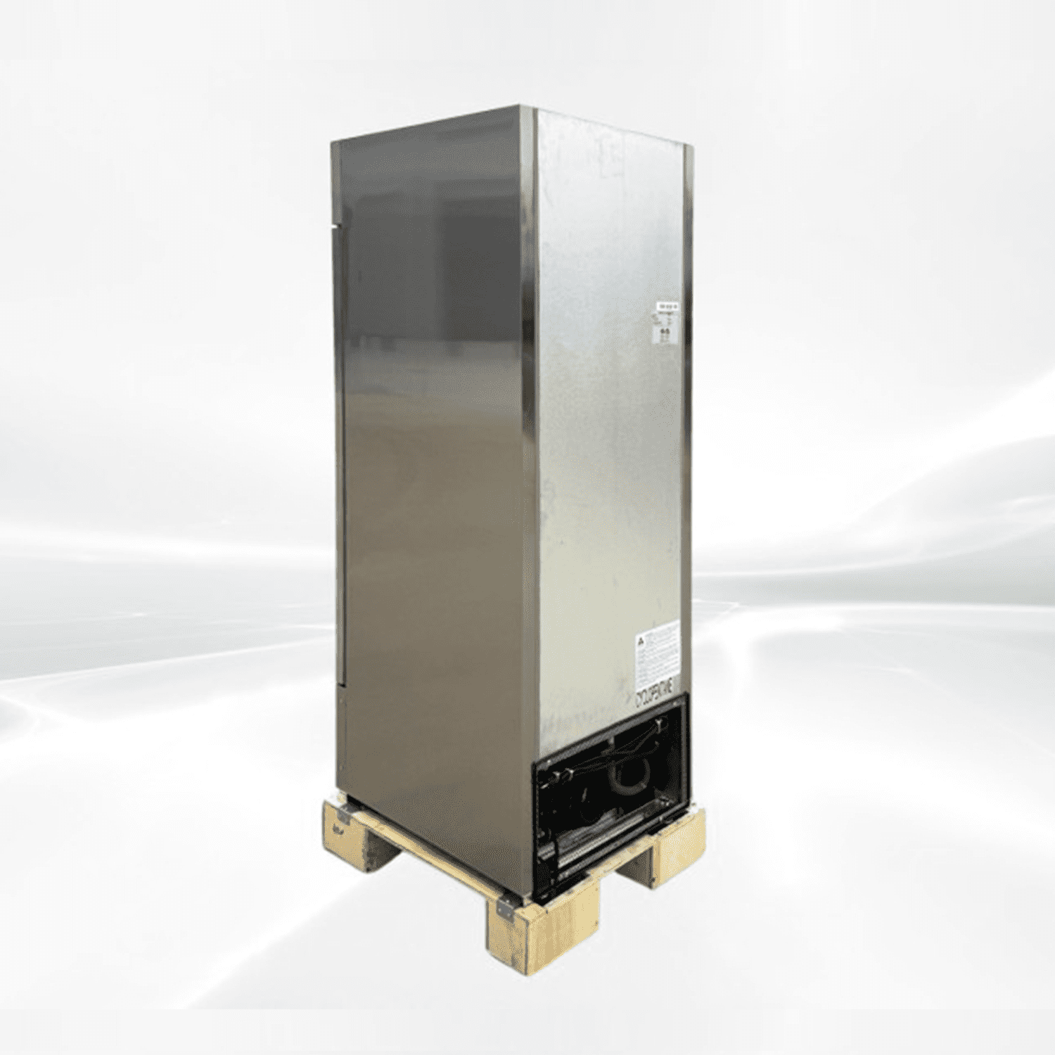 Cooler Depot Commercial Refrigerator 27 /2 inch , 20 cu.ft, Glass Door Stainless Steel Frame Merchandiser, NSF Certified