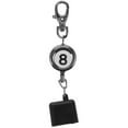 thumbnail image 1 of Portable Pool Cue Chalk Holder Snooker Pool Cue Chalk Tip Billiard Supply with Keychain, 1 of 9
