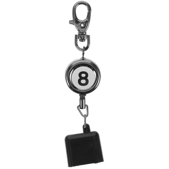 Porte-Craie de Queue de Billard Portable avec Porte-Clés