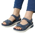 thumbnail image 1 of IUJSOY Womens Platform Sandals Comfort Open Toe Summer Dress Shoes Lightweight Slingback Flats, 1 of 8