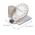 thumbnail image 3 of 2pcs Sundial Clocks Sundial Wooden Scientific Models Sundial Desktop Ornaments, 3 of 8