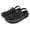 01_Black, variant on HNMKIU Mens Slippers Women Lightweight Garden Shoes Mules Unisex EVA Clogs Sandals for Summer Beach and Leisure Comfortable Casual Shoes for Men 01_Black,36
