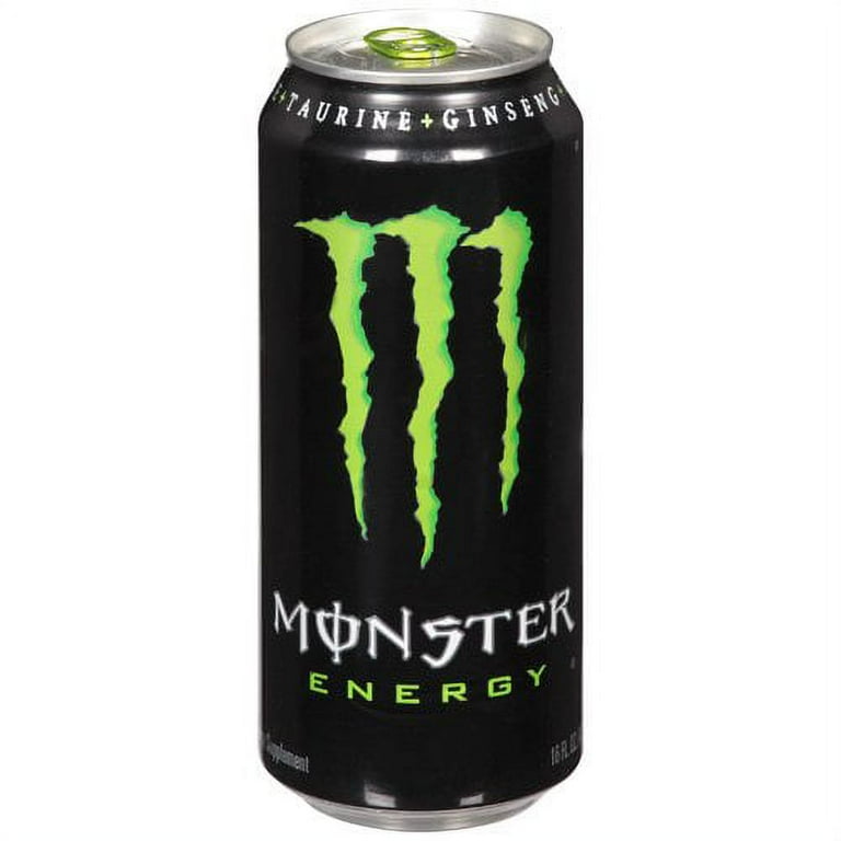 24 Cans) Monster Energy Original, Energy Drink, 16 fl oz, Pack of