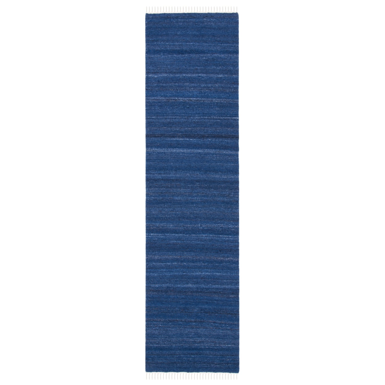 SAFAVIEH Kilim Russell Striped Area Rug, Navy/Blue, 7' x 7' Square