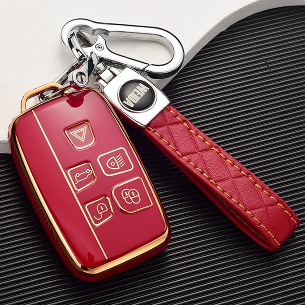 Wholesale Leather Car Key Case Protector Cover Keychain Shell For
