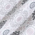 thumbnail image 3 of No. 918 Sora Medallion Print Semi-Sheer Grommet Curtain Panel, 40x95, Blush, 3 of 5