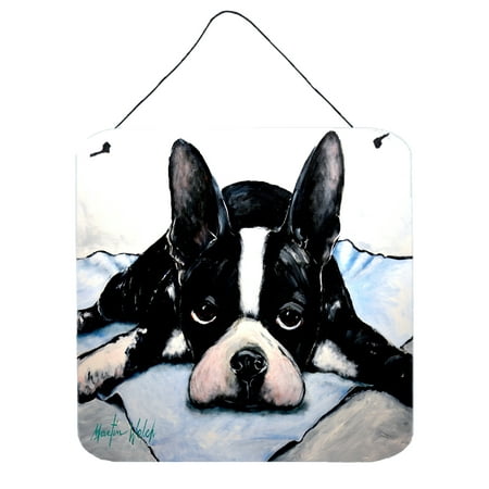 Boston Terrier Jake Dog Tired Wall or Door Hanging Prints MW1241DS66