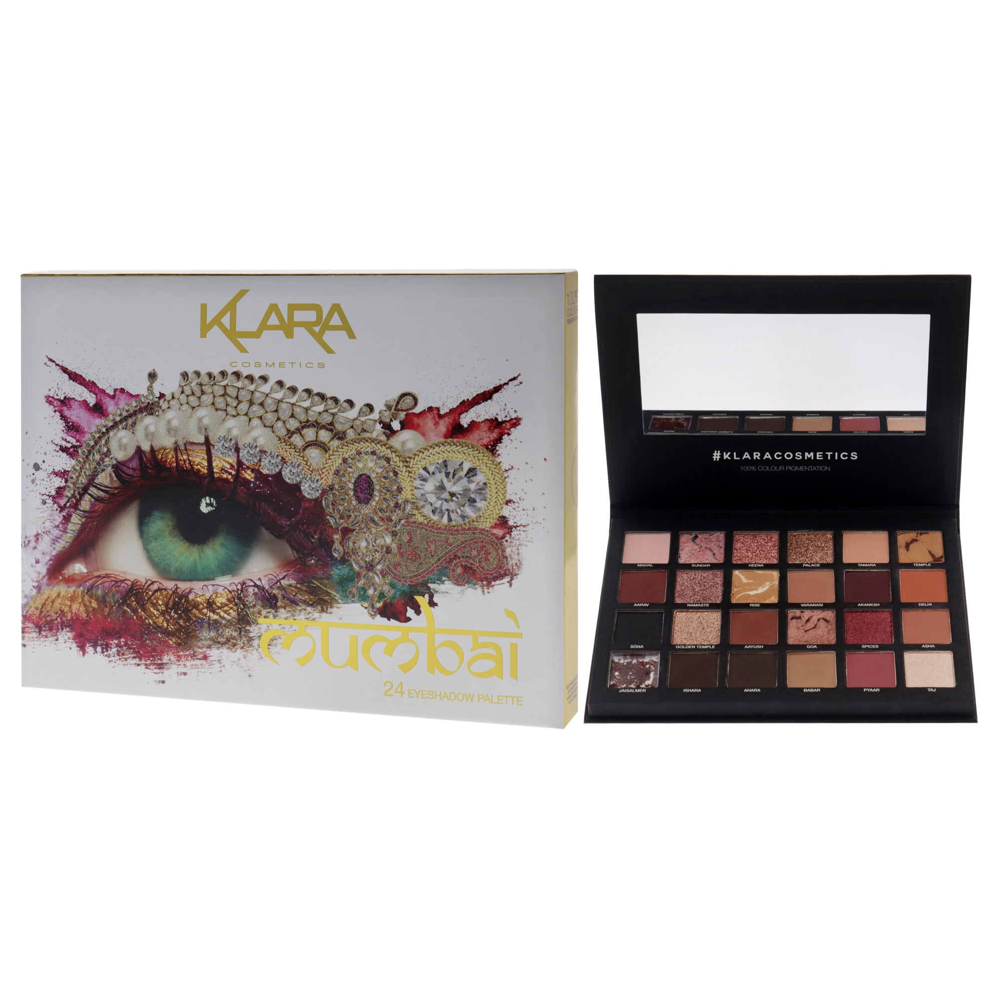 Klara 24 Eyeshadow Palette - Mumbai , 1.68 oz Eye Shadow