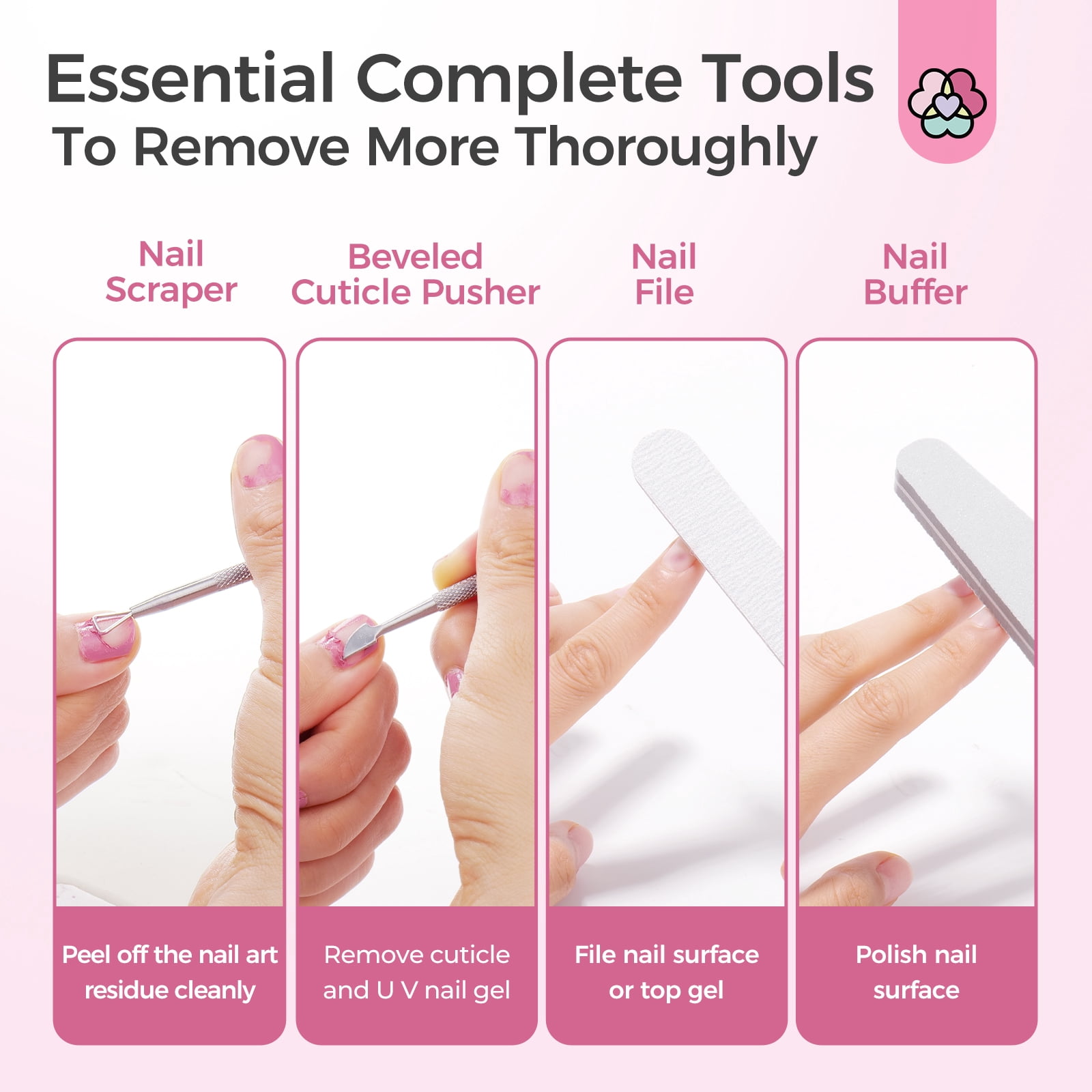 SAVILAND Fast Steam Nail Polish Remover Machine: Smart Steam Gel Polish Remover Gel Nail Polish Remover Machine Portable Temp Control Gel Removal Nail Tools Nail Scraper Nail File Buffer