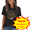 Black, variant on Pohista Womens Tops Trendy Graphic Tshirts for Women Summer Plus Size Blouses for Women Cotton Short Sleeve Tops for Women orders placed by me recently Floral Print Tops for Women