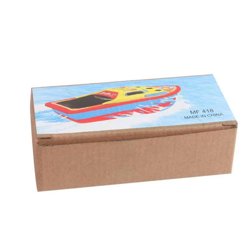 2Pcs Collectible Candle Powered Steam Boat Tin Toy Floating Pop Pop Boat Toy 