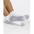 thumbnail image 3 of Hanes mens Double Tough Ankle 6-pair Pack, Available in Big & Tall Yoga Socks, White/Grey Foot Bottom, 6 12 US, 3 of 3
