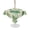 Green, variant on Outdoor Tablecloth with Umbrella Hole for Patio/Picnic/Party/Camping, Green Monstera Leaves Waterproof Table Cloth Square Cover Washable, Vintage Tropical Summer Botanical (54"x 54")