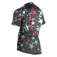 thumbnail image 3 of joogoo Stars Pattern Men's Cycling Jerseys Mountain Bike Short Sleeve Tops 2XL, 3 of 7