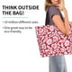 thumbnail image 2 of Disketp Red Flowers Bolsa Tote Estampada para Mujer, Bolso de Hombro y de Mano para Compras y Viajes, 2 of 8