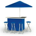 thumbnail image 2 of Best of Times 2003W1321 Portable Bar & 6 ft. Square Market Umbrella, Solid Light Brown, 2 of 2