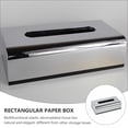 thumbnail image 4 of ColoMX Caja de la caja de tejido moderno Caja de toalla de papel de escritorio Caja de tejido de sala de estar, 4 of 7