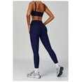 thumbnail image 5 of PISONIC Women's Yoga Outfits 2 Piece High Waisted Leggings with Sports Bra Gym Clothes Sets, 5 of 6