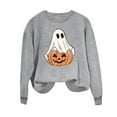 thumbnail image 4 of Heisall Women's Sweatshirts 2025 Autumn Winter Round Neck Long Sleeve Casual Fashion Loose Halloween Print No Hood Tops, 4 of 5