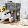 thumbnail image 4 of Bandeja deslizante de bambú para cafetera, bandeja para electrodomésticos de cocina con almohadillas de silicona antideslizantes, 4 of 5