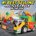 thumbnail image 5 of Maxx Action 3-N-1 Maxx Recycler – Large Motorized Garbage Truck Toy for Kids – Learning Activity Vehicle Includes Dumpster, Trash Bin and Miniature Trash Pieces – Green, 19 Inches, 5 of 5