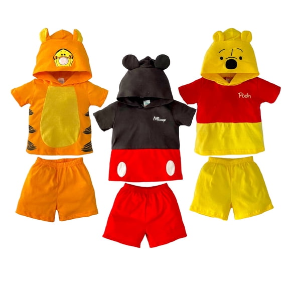 Kit 3 conjuntos Disney Tigger, Mike, Pooh Disney KitD624