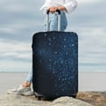 thumbnail image 4 of Uemuo Blue Glitter Retro Printed Washable Luggage Cover - Fashion Suitcase Protector Fits 18-32 Inch Luggage -, 4 of 9
