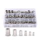 thumbnail image 1 of 180 unids 304 acero inoxidable tuerca de rosca roscada tuerca de remache en rosca Nutsert RIVET NUT KIT Surtido de tuerca - M3 M4 M5 M6 M8 M10, 1 of 6