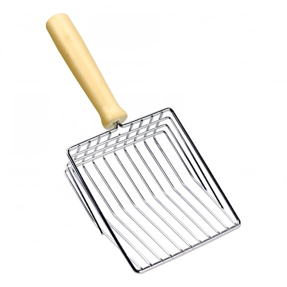 ACDANC Cat Litter Scoop,Stainless Steel Cat Litter Scoop,Aluminum Alloy Sifter,Kitty Metal Scooper,Deep Shovel,Long Handle,Poop Sifting,Kitten Pooper Lifter,Durable,Heavy Duty,for Litter Box