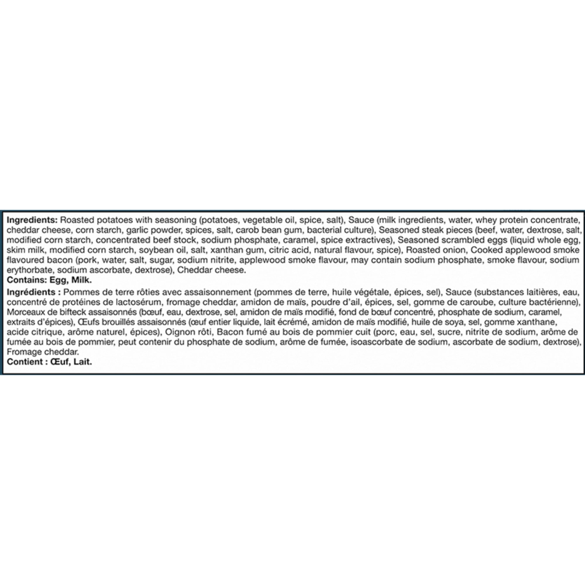 CRAVE All Day Breakfast Steak 'N Eggs with Roasted Potatoes, Frozen, 255g