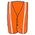 thumbnail image 3 of OccuNomix Hi-Viz Orange And Orange Value EconomyOccuLux Mesh Vest With Front Hook And Loop Closure, Orange (High Visibility), Regular (LUX-XGTM-OR), 3 of 4