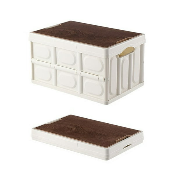 Contenedores De Almacenamiento Plegables Con Tapa Contenedores Apilables Cajas De Utilidad Plegables Para El Hogar Oficina Camping Ropa Zapatos Libros Juguetes Supermercado Yuarrent HA038757-00