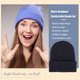 thumbnail image 3 of Gorro de punto Minnieouse ajustable multifuncional Gris oscuro, 3 of 5