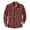 Red, variant on XMMSWDLA Deals Clearance Mens Plus Top Plaid Padded Shirts Casual Long Sleeve Button Down Lapel Jackets Slim Fit Winter Warm Tops Blouse