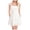White, variant on Women Summer Mini Dress Y2k Low Cut Lace Patchwork Mini Dress Birthday Cocktail Short Going Out Dresses (Black, S)