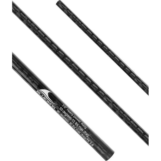 Bluewing Fishing Rod Blanks 1 Piece Fishing Pole Carbon Fiber Fishing Rods To Create Your Favorite Rod, 300g 6'6