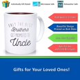 thumbnail image 3 of Personalized Brother, Uncle Mug, New Uncle, You're Going To Be An Uncle, Ceramic Novelty Coffee Mug, Tea Cup, Gift Present For Birthday, Christmas Thanksgiving Festival, 11oz Or 15oz, Sarcasm With Sa, 3 of 4