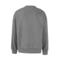 thumbnail image 5 of Men's Sweatshirt Cozy Suede Round Neck Loose Casual Long Sleeve Top Versatile Daily Pullover, 5 of 5