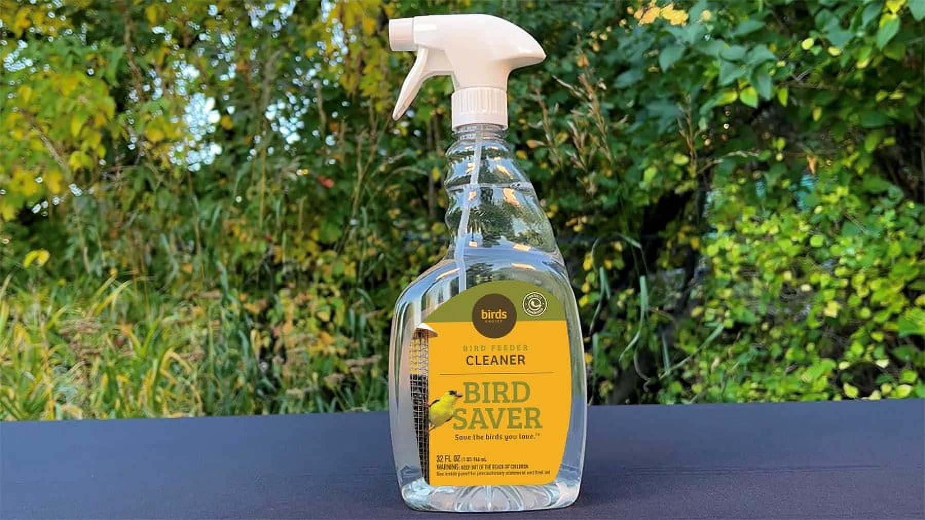 Birds Choice Bird Saver Cleaning Solution for Feeders, Bird Houses, Bird Baths, 32  Ounce, 1 Count
