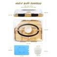 thumbnail image 6 of Charcuterie Board Black Portable Cheese Tray with Lid & Ice Pack, 6 of 7