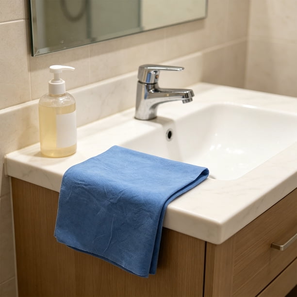 Toalla Absorbente de Secado Rápido para El Cabello, El Gimnasio y Los Viajes – Paño de Poliéster Suave para El Baño, El Gimnasio y La Limpieza.