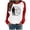 Red, variant on IROINNID Womens Long Sleeve Tops Home Printing Round Neck Loose T-Shirt Autumn Blouse Pullover Tops Hoodless Sweatshirts,Green