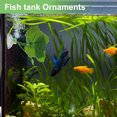 thumbnail image 4 of Unique Bargains Betta Fish Leaf Natural Habitat Simulation for Betta Spawnings Grounds Betta Spawnings Leaves Resting Bed Large and Small Leaves Green, 4 of 6