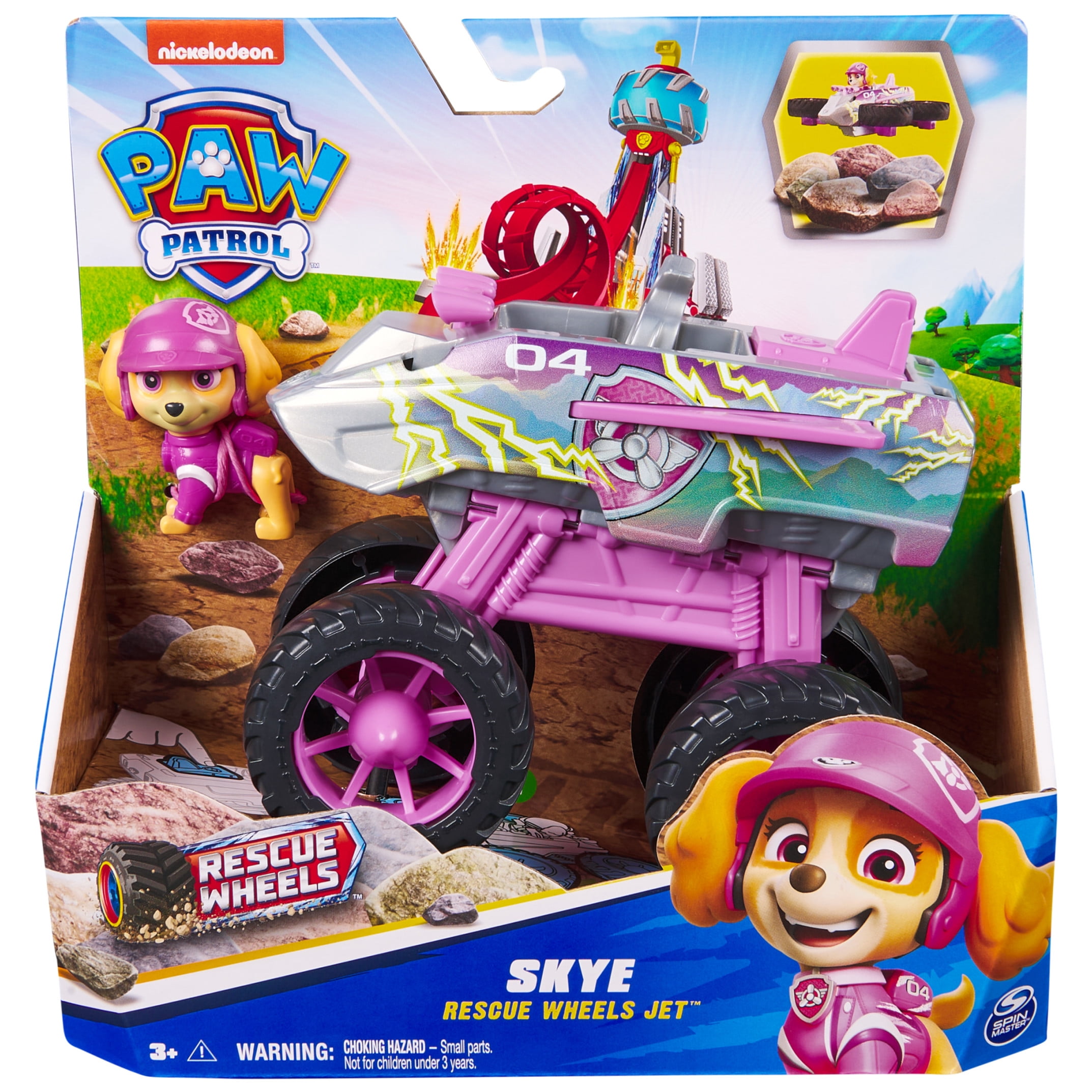 PAW Patrol Rescue Wheels Skye s Jet with Action Figure