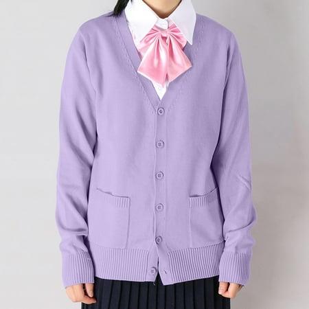 

Cardigan Women Comfy Elegant Casual Cardigan Purple Xxl