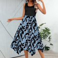 thumbnail image 1 of WILLBEST Vestido Largo De Verano Para Mujer, Informal, Fluido, Floral, Elegante, Chaleco Largo, 1 of 3