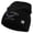Black, variant on US Army Aviation Embroidered 8 Inch Knitted Short Beanie - Black OSFM