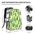 thumbnail image 4 of Sikiie Broccoli 3 Clear Backpack, Transparent Bookbag for School for Women Men, Capacity Clear Bag for College, Travel, 4 of 7