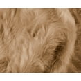 thumbnail image 3 of Luxe Gordon Faux Sheepskin Rug 5x6 Natural 100% Wool Soft Plush, 3 of 5