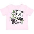 thumbnail image 3 of Inktastic My Great Aunt Loves Me- Cute Panda Boys or Girls Toddler T-Shirt, 3 of 5